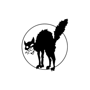 Lot de 50 stickers Chat Anarchiste