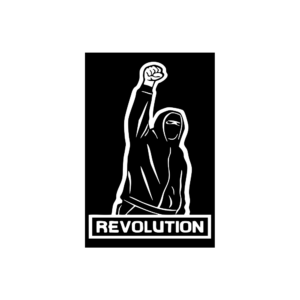 Lot de 50 stickers Révolution Poing Levé | Autocollant Militant Street Art Anarchiste