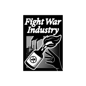 Lot de 50 stickers Fight war industry