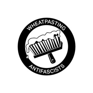 Lot de 50 stickers Wheatpasting Antifas