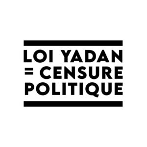 Lot de 50 stickers Loi Yadan