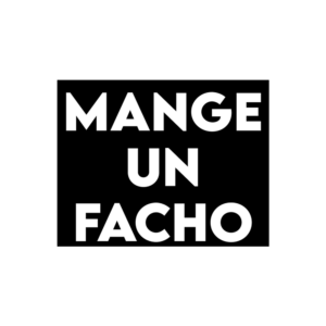 Lot de 50 stickers Mange Un Facho