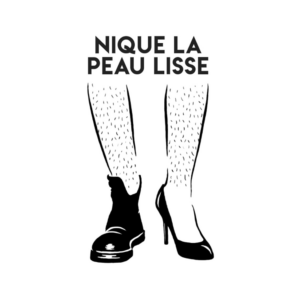 Lot de 50 stickers Nique la peau lisse