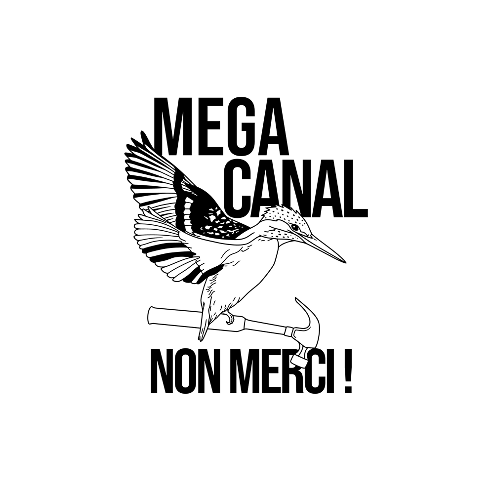 Lot de 50 stickers Méga Canal Non Merci