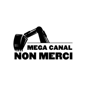 Lot de 50 stickers Méga Canal Non Merci
