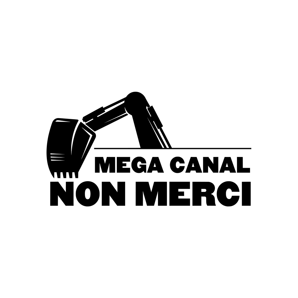 Lot de 50 stickers Méga Canal Non Merci