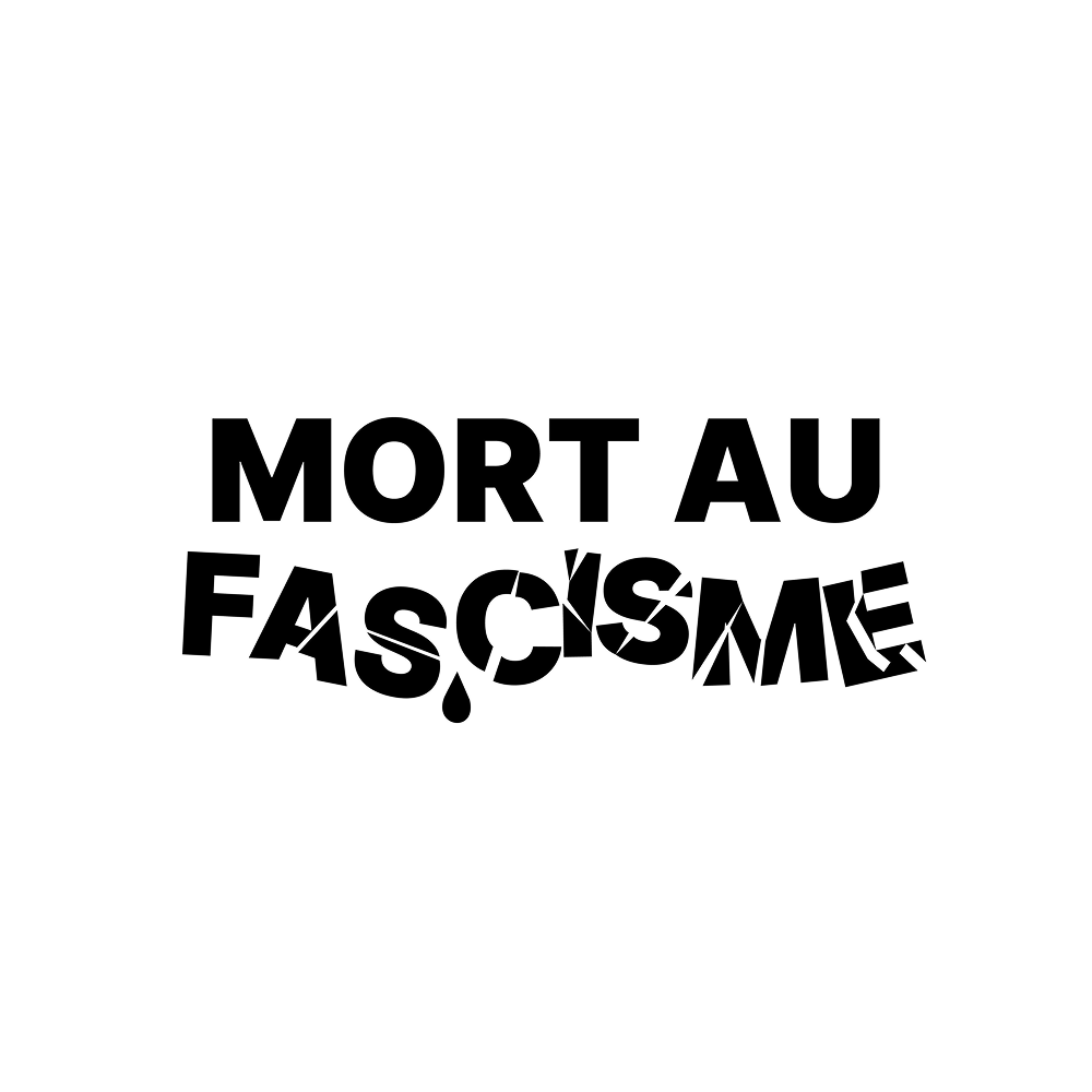Lot de 50 stickers Mort au fascime
